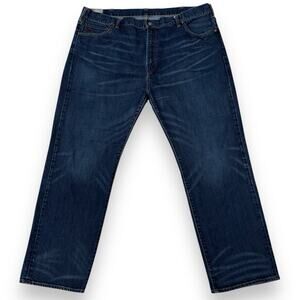 Polo Ralph Lauren Jeans Mens 46x32 Blue Denim Hampton Straight